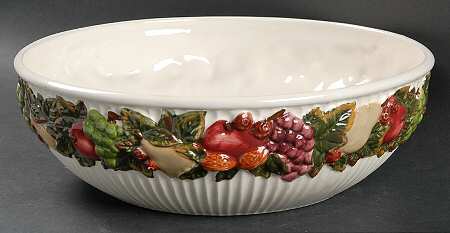 Harvest 12" Large Salad Serving Bowl