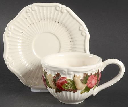 Harvest Flat Cup & Saucer Set