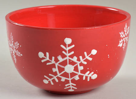 Snowflake (White Snowflakes) Fruit/Dessert (Sauce) Bowl