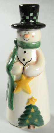 Snowman (One Snowman) Figural Salt Shaker