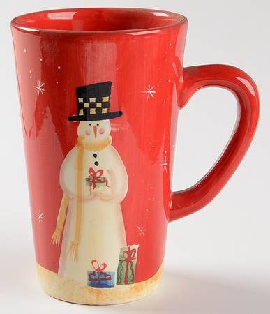 Snowman (One Snowman) Latte Mug