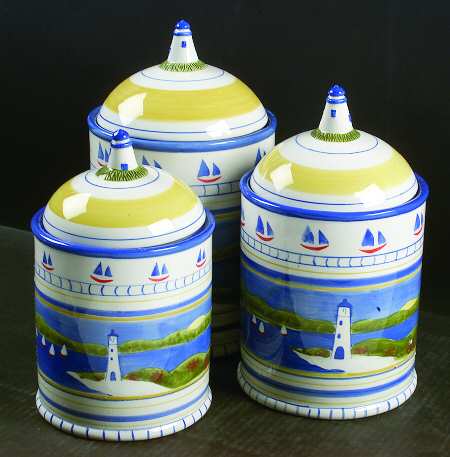 Nantucket (3 Piece) Canister Set (Box Set)