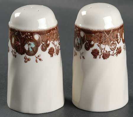 His Majesty (England 1883 Backstamp) Salt & Pepper Set