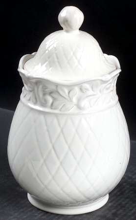 Isabella Ivory Medium Canister & Lid