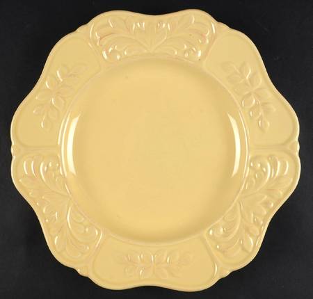 Isabella Yellow Dinner Plate