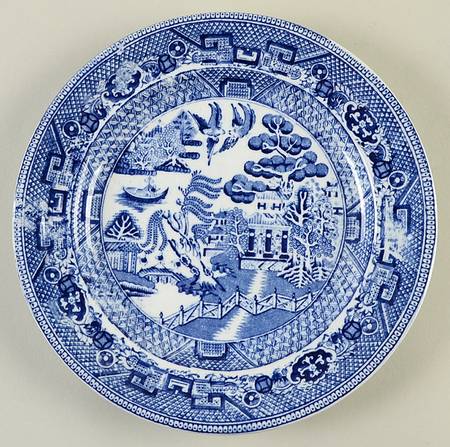 Blue Willow Salad Plate by John Meir & Sons