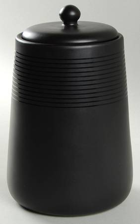 Colin Cowie Noir (Nero, Black) Large Canister & Lid