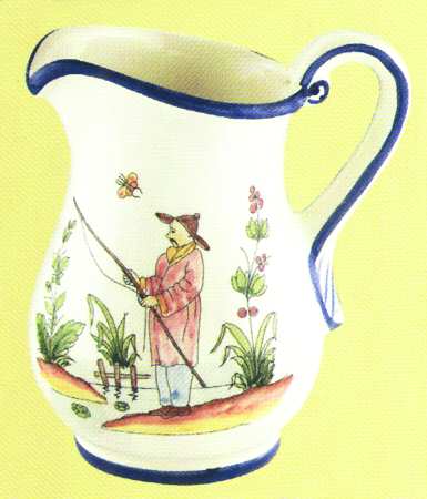 Chinoiserie (Multicolor) Pitcher