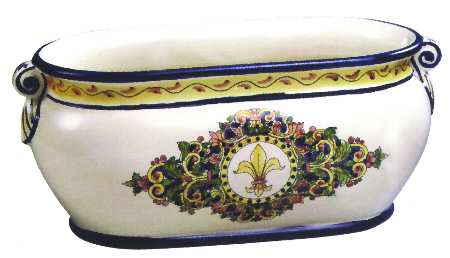 Fleur De Lis Large Planter