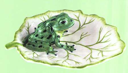 Leaps & Bounds Leaf Shaped Dish