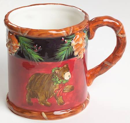 Woodland Santa Mug