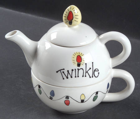 Twinkle Individual Teapot & Lid with Cup