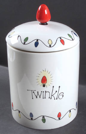 Twinkle Cookie Jar & Lid