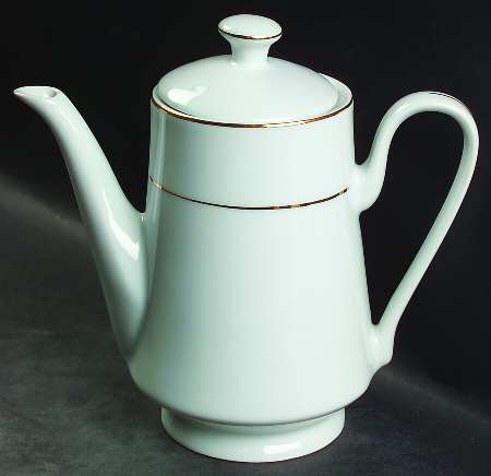 Emily Gold Teapot & Lid