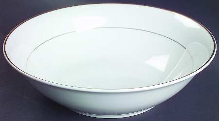 Emily Gold 9" Round Vegetable Bowl
