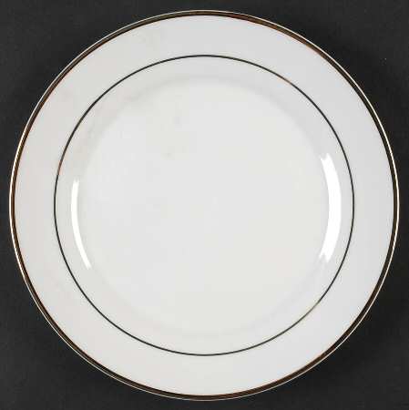 Emily Gold Salad Plate