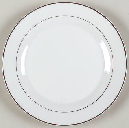 Emily Platinum Salad Plate