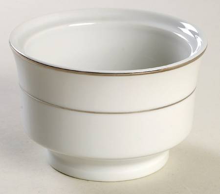 Emily Platinum Sugar Bowl No Lid