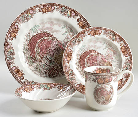 Autumn Monarch 4 Piece Place Setting