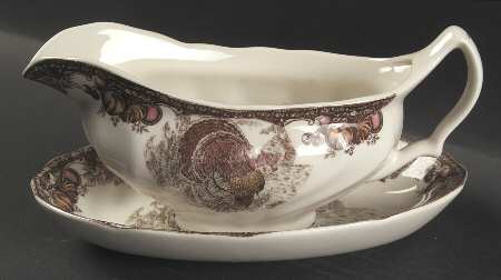 Autumn Monarch Gravy Boat & Underplate/Relish