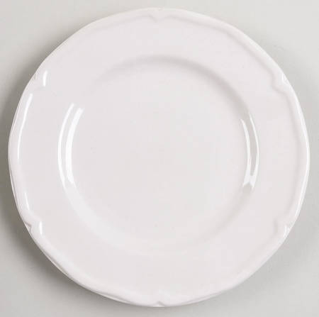 Bistro Cafe White Salad Plate
