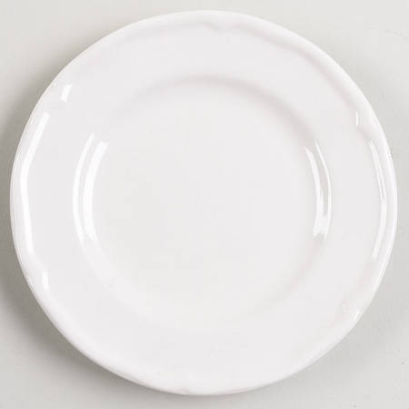 Bistro Cafe White Bread & Butter Plate