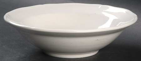 Bistro Cafe White Rim Soup Bowl