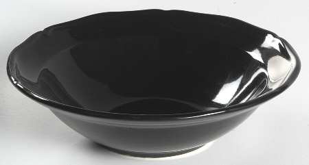 Bistro Cafe Black Rim Soup Bowl