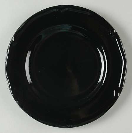 Bistro Cafe Black Salad Plate
