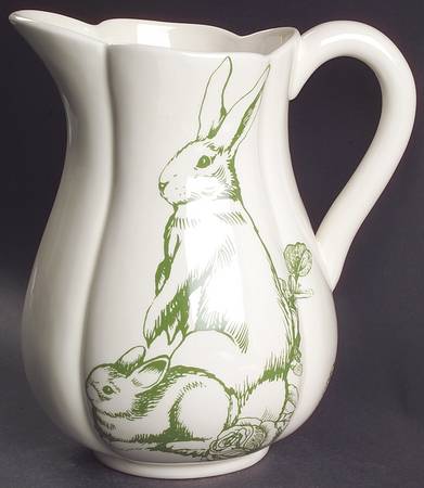 Bunny Toile 60 Oz Pitcher