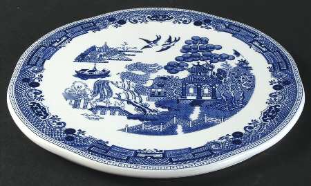 Willow Blue ("England 1883" Backstamp, China) Tidbit