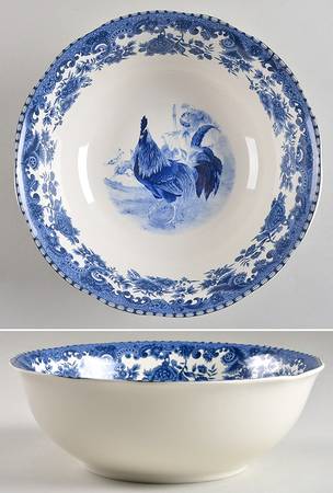 William James Farmyard 9" Round Vegetable Bowl
