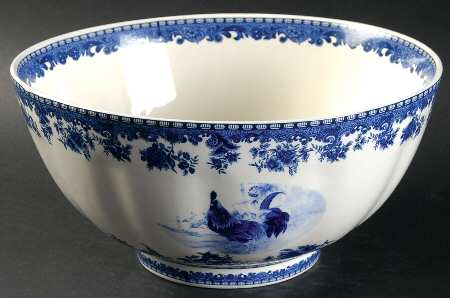 William James Farmyard 8" Salad Serving Bowl