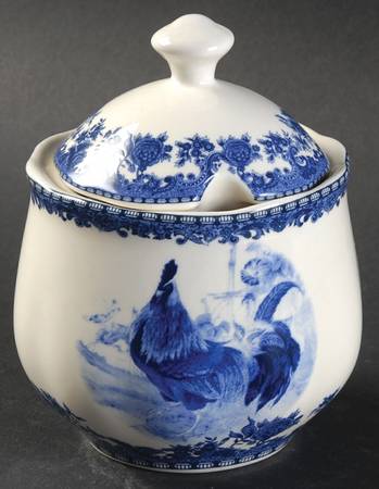 William James Farmyard Sugar Bowl & Lid