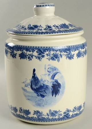 William James Farmyard Large Canister & Lid