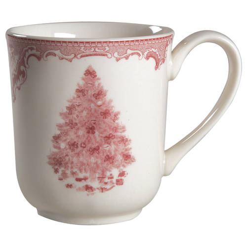 Old Britain Castles Pink Christmas (England 1883) Mug