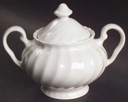 Regency (England 1883 Stamp, Made in China) Sugar Bowl & Lid