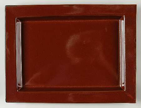 Tourron Rouge de Fer 14" Rectangular Serving Platter