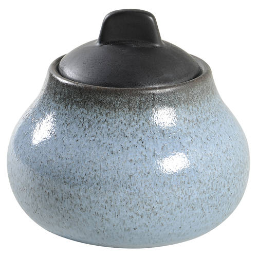 Tourron Gris Ecorce Sugar Bowl & Lid