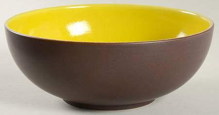 Tourron Citron (Lemon Yellow) 9" Pasta Serving Bowl