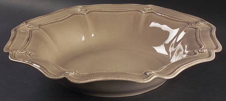 Berry and Thread Cappucino Brown 16" Large Salad Serving Bowl
