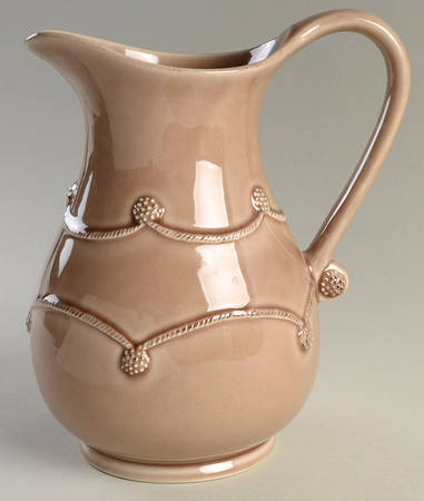 Berry and Thread Cappucino Brown 84 Oz Pitcher