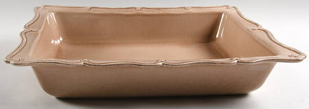 Berry and Thread Cappucino Brown 17" Rectangular Baker