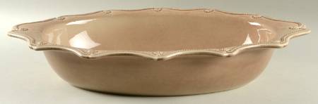 Berry and Thread Cappucino Brown Large Oval Baker