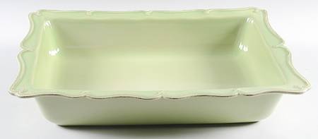 Berry and Thread Pistachio Green 17" Rectangular Baker
