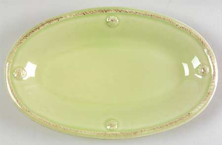 Berry and Thread Pistachio Green 7" Oval Serving Platter