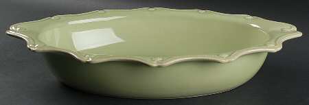 Berry and Thread Pistachio Green 18" Oval Baker