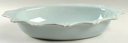 Berry and Thread Ice Blue 18" Oval Baker