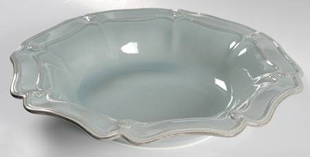 Berry and Thread Ice Blue 16" Large Salad Serving Bowl