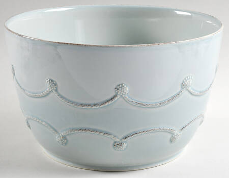 Berry and Thread Ice Blue 9" Salad Serving Bowl